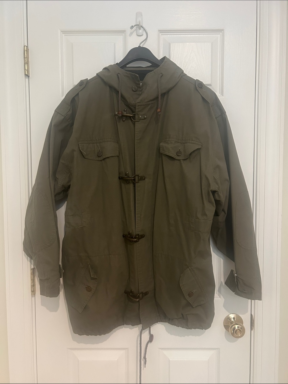 Structure Olive Military Hooded Field Jacket
